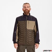 Blouson matelassé combiné à un tissu softshell - ENTIRE