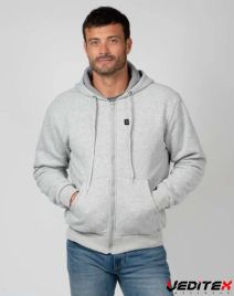 Sweat à capuche zippé chauffant - HOODIE  [HV18]