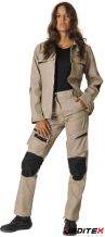 Pantalon de travail femme dynamic fit 300g/m2 - DYNPNF22AS