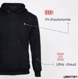 Sweat à capuche chauffant - HOODIE