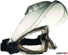 Lunette écran Masque - "STORMLUX", écran polycarb. incolore anti-buée, sous coque