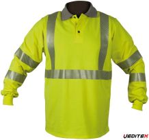 Polo manches longues haute visibilité Zone Atex [ANDY]