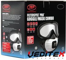 Lunette de protection et masque respiratoire intégré FFP3- AGE-130-201