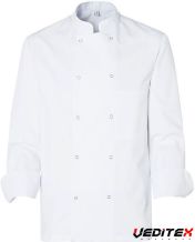 Veste de cuisine homme à pression SNAP [12344212]