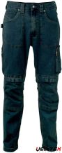 Pantalon de travail jeans avec genouillères - DUSSELDORF [V191]