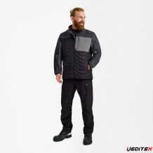 Blouson matelassé combiné à un tissu softshell - ENTIRE