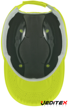 Casquette de sécurité anti-heurt fluo