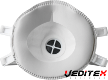 Demi masque filtrant coque - FFP3