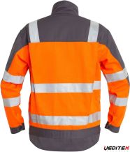Dos veste orange/gris