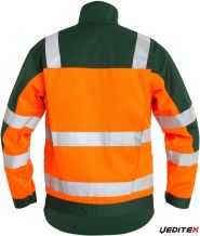 Dos veste orange/vert