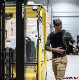 Gilet avec scratchs côté, Eco-conçue -WARM ACTIVE 