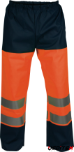 Pantalon de pluie haute visibilité enduction PVC souple, 310 g/m2