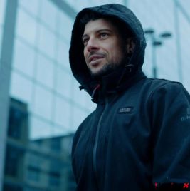 Veste softshell chauffante