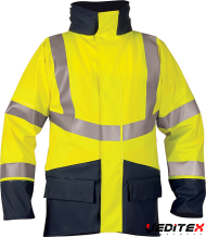 Veste de pluie haute visibilité femme –  ATEX / Arc Flash [EMMIE]