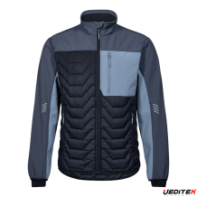 Blouson matelassé combiné à un tissu softshell - ENTIRE