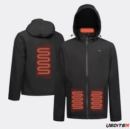 Veste softshell chauffante
