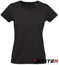 T-shirt manches courtes femme col rond