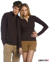Polo manches longues 100% coton 180 g/ m2 - 554.42