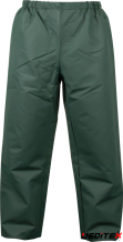 Pantalon de pluie enduction PVC souple; 310 g/m2 [PTU250]