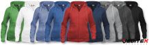 Sweat femme zippé à capuche 280g/m2 - HOODY