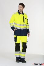 Jaune fluo / marine