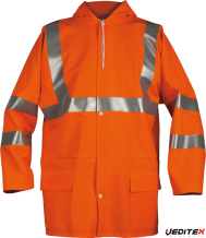 Veste de pluie haute visibilité enduction PVC souple, 310 g/ m2 [NEO]