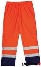 Pantalon de pluie PU hi-viz 
