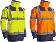 Parka KETA haute visibilité matelassée coutures étanchées [7KETO]