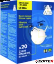 Demi masque filtrant coque - FFP2