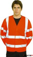 Gilet baudrier haute visibilité double ceinture manches longues- C473 [C473]