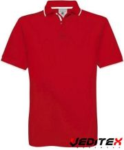 Polo homme col contrasté 100% coton 180 g/ m2 - 540.42