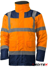 Parka KETA haute visibilité matelassée coutures étanchées