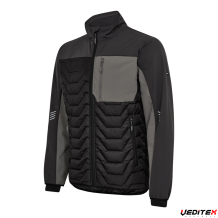 Blouson matelassé combiné à un tissu softshell - ENTIRE