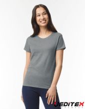 T-shirt manches courtes femme col rond [GN182]