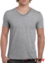 T-shirt manches courtes col V homme  [108.09]