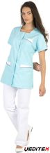 Blouse de travail femme avec manches courtes - CALI