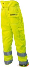 Pantalon forestier haute visibilité pour les utilisateurs de scie à chaînes, classe 1- BIOT [FI017]