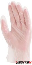 Boite de 100 gants jetables en vinyle transparent protection chimique-1.0.0.0.X [GANTMO5710]
