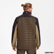 Blouson matelassé combiné à un tissu softshell - ENTIRE