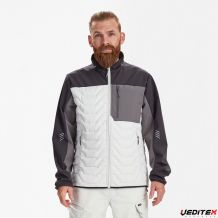 Blouson matelassé combiné à un tissu softshell - ENTIRE