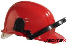 Support visière pour casque de chantier