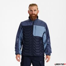 Blouson matelassé combiné à un tissu softshell - ENTIRE