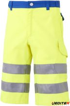 Bermuda de travail haute visibilité Coton/Polyester LUK LIGHT 2459 [BERMUDALUK]