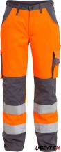 Pantalon orange/gris