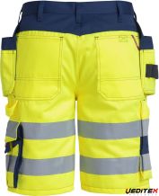 Dos short jaune