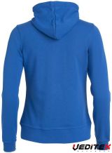 Sweat femme zippé à capuche 280g/m2 - HOODY