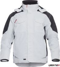 Veste blanc/gris anthracite