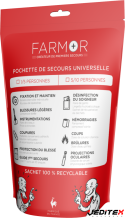 Pochette de secours universelle 1/5 personnes [POC3250PE]