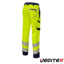 Pantalon softshell haute visibilité intempéries