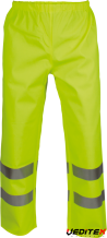 Pantalon de pluie haute visibilité enduction PVC souple, 310 g/ m2 